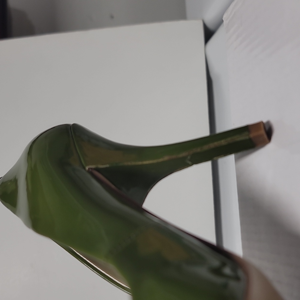 Worthington Green Patent Stiletto Pumps - Picture 11 of 12